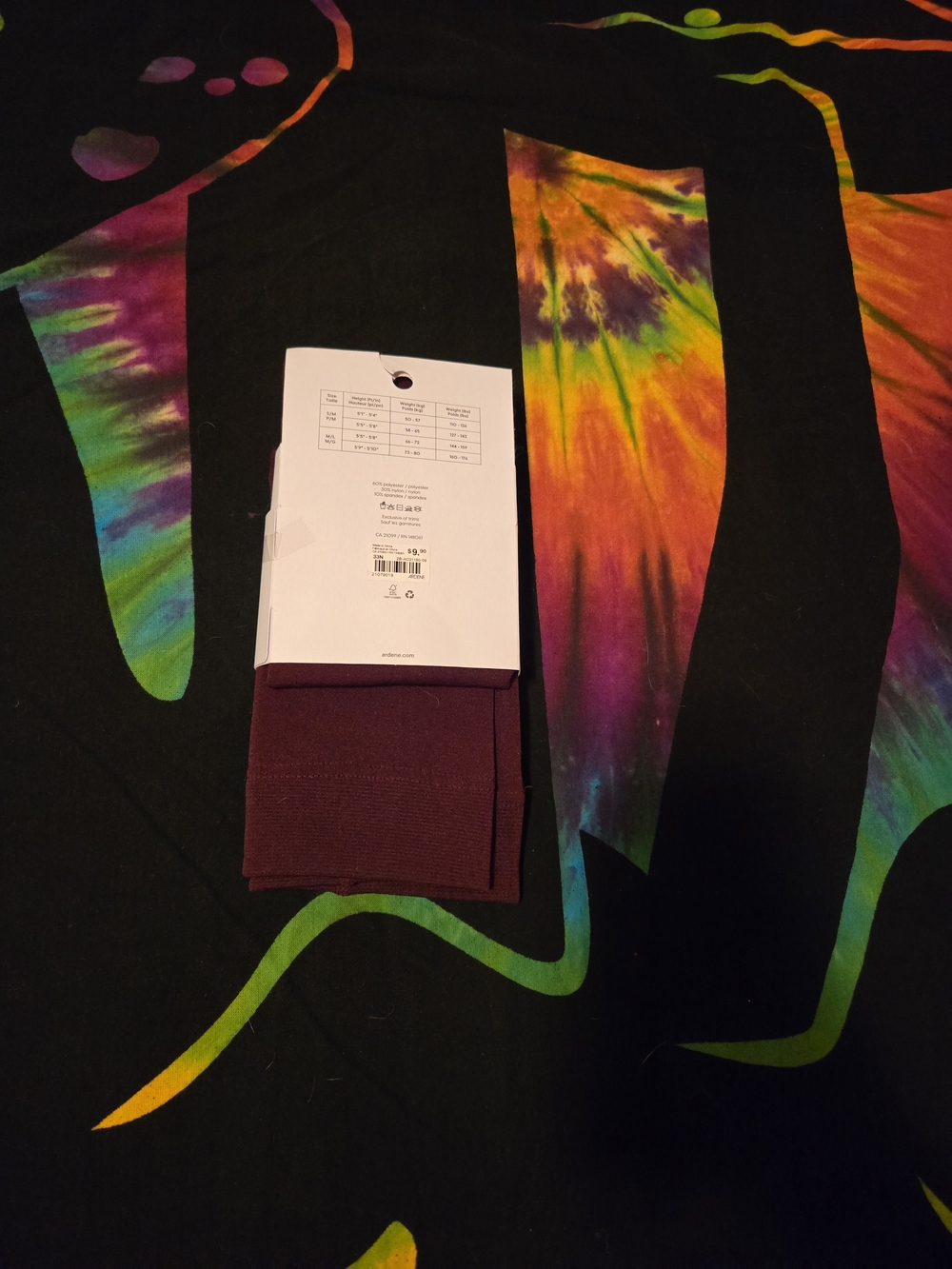 Ardene Burgundy Tights - Picture 5 of 5